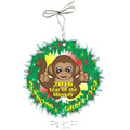 Chinese New Year/2016/Monkey Gift Shop Wreath Ornament (9 Sq. In.)